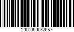 Código de barras (EAN, GTIN, SKU, ISBN): '2000990062857'