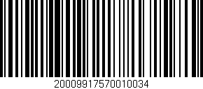 Código de barras (EAN, GTIN, SKU, ISBN): '20009917570010034'