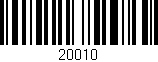 Código de barras (EAN, GTIN, SKU, ISBN): '20010'