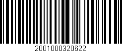 Código de barras (EAN, GTIN, SKU, ISBN): '2001000320622'