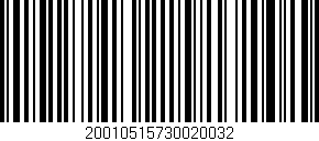 Código de barras (EAN, GTIN, SKU, ISBN): '20010515730020032'