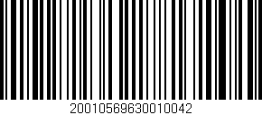 Código de barras (EAN, GTIN, SKU, ISBN): '20010569630010042'