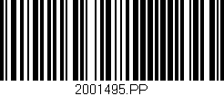 Código de barras (EAN, GTIN, SKU, ISBN): '2001495.PP'