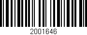 Código de barras (EAN, GTIN, SKU, ISBN): '2001646'