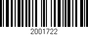 Código de barras (EAN, GTIN, SKU, ISBN): '2001722'
