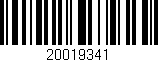 Código de barras (EAN, GTIN, SKU, ISBN): '20019341'