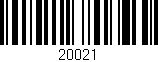 Código de barras (EAN, GTIN, SKU, ISBN): '20021'