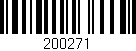 Código de barras (EAN, GTIN, SKU, ISBN): '200271'
