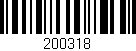 Código de barras (EAN, GTIN, SKU, ISBN): '200318'