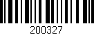 Código de barras (EAN, GTIN, SKU, ISBN): '200327'