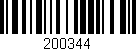 Código de barras (EAN, GTIN, SKU, ISBN): '200344'