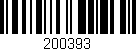 Código de barras (EAN, GTIN, SKU, ISBN): '200393'