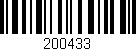 Código de barras (EAN, GTIN, SKU, ISBN): '200433'