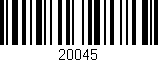 Código de barras (EAN, GTIN, SKU, ISBN): '20045'