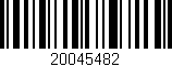 Código de barras (EAN, GTIN, SKU, ISBN): '20045482'