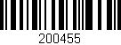 Código de barras (EAN, GTIN, SKU, ISBN): '200455'