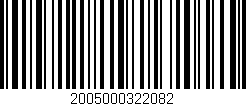 Código de barras (EAN, GTIN, SKU, ISBN): '2005000322082'