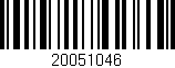 Código de barras (EAN, GTIN, SKU, ISBN): '20051046'