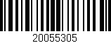 Código de barras (EAN, GTIN, SKU, ISBN): '20055305'