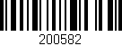 Código de barras (EAN, GTIN, SKU, ISBN): '200582'
