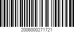 Código de barras (EAN, GTIN, SKU, ISBN): '2006000271721'