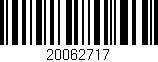 Código de barras (EAN, GTIN, SKU, ISBN): '20062717'