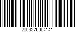 Código de barras (EAN, GTIN, SKU, ISBN): '2006370004141'