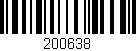 Código de barras (EAN, GTIN, SKU, ISBN): '200638'