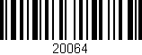 Código de barras (EAN, GTIN, SKU, ISBN): '20064'