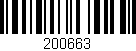 Código de barras (EAN, GTIN, SKU, ISBN): '200663'