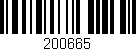 Código de barras (EAN, GTIN, SKU, ISBN): '200665'
