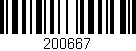 Código de barras (EAN, GTIN, SKU, ISBN): '200667'