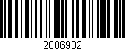 Código de barras (EAN, GTIN, SKU, ISBN): '2006932'