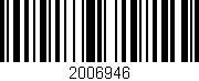 Código de barras (EAN, GTIN, SKU, ISBN): '2006946'