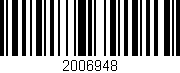Código de barras (EAN, GTIN, SKU, ISBN): '2006948'
