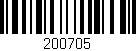 Código de barras (EAN, GTIN, SKU, ISBN): '200705'