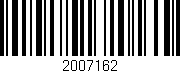 Código de barras (EAN, GTIN, SKU, ISBN): '2007162'