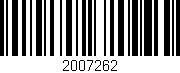 Código de barras (EAN, GTIN, SKU, ISBN): '2007262'