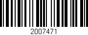 Código de barras (EAN, GTIN, SKU, ISBN): '2007471'