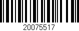 Código de barras (EAN, GTIN, SKU, ISBN): '20075517'
