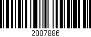 Código de barras (EAN, GTIN, SKU, ISBN): '2007886'