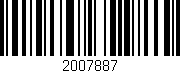 Código de barras (EAN, GTIN, SKU, ISBN): '2007887'