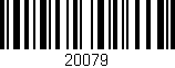 Código de barras (EAN, GTIN, SKU, ISBN): '20079'