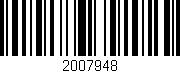 Código de barras (EAN, GTIN, SKU, ISBN): '2007948'