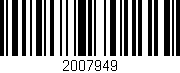 Código de barras (EAN, GTIN, SKU, ISBN): '2007949'