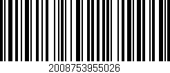 Código de barras (EAN, GTIN, SKU, ISBN): '2008753955026'
