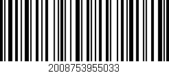 Código de barras (EAN, GTIN, SKU, ISBN): '2008753955033'