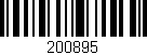 Código de barras (EAN, GTIN, SKU, ISBN): '200895'