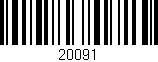 Código de barras (EAN, GTIN, SKU, ISBN): '20091'