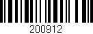 Código de barras (EAN, GTIN, SKU, ISBN): '200912'